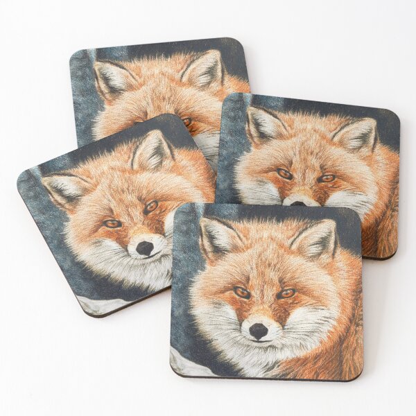 Item preview, Red fox - Fire and Frost Closeup designed and sold by BeckyKidus.