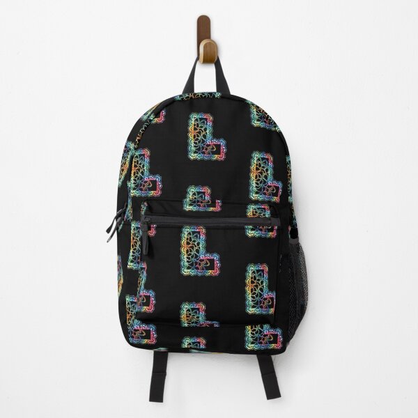 Item preview, Tie Dye Mandala Letter L Monogram Capital Letter designed and sold by kawaiisplatter.