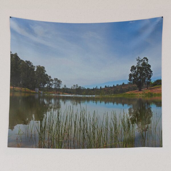 Item preview, Blue water effect peaceful landscape  designed and sold by Schuva.