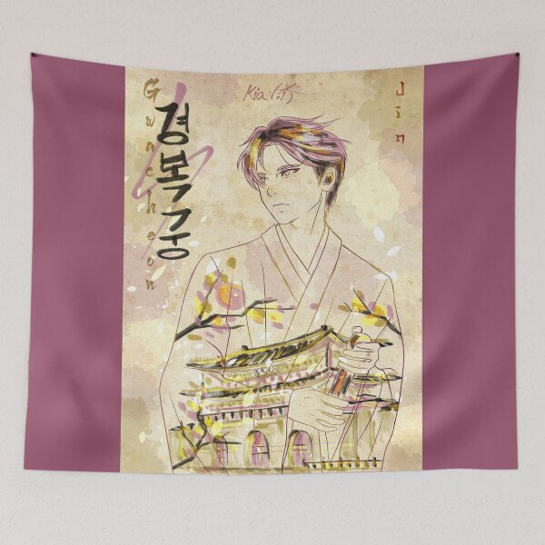 Item preview, BTS x South Korea (Jin) designed and sold by KiarAka.