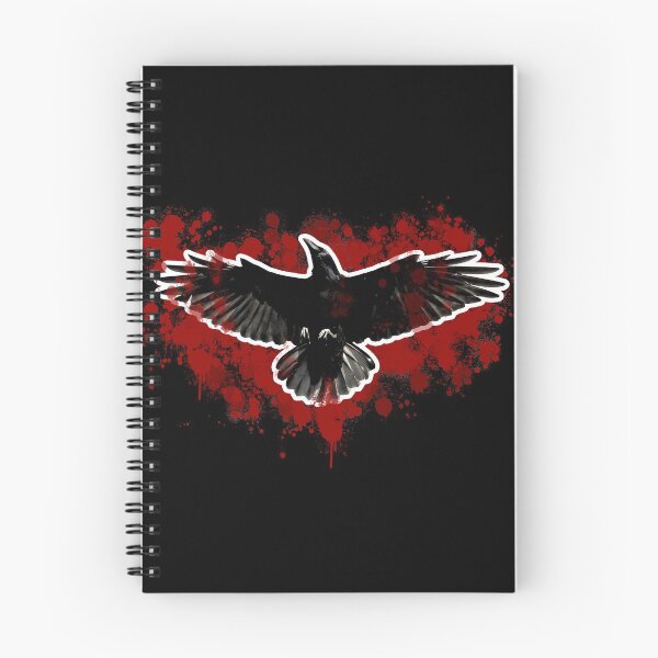 Item preview, Trash polka style raven cut out style- blood designed and sold by DarkDesign69.
