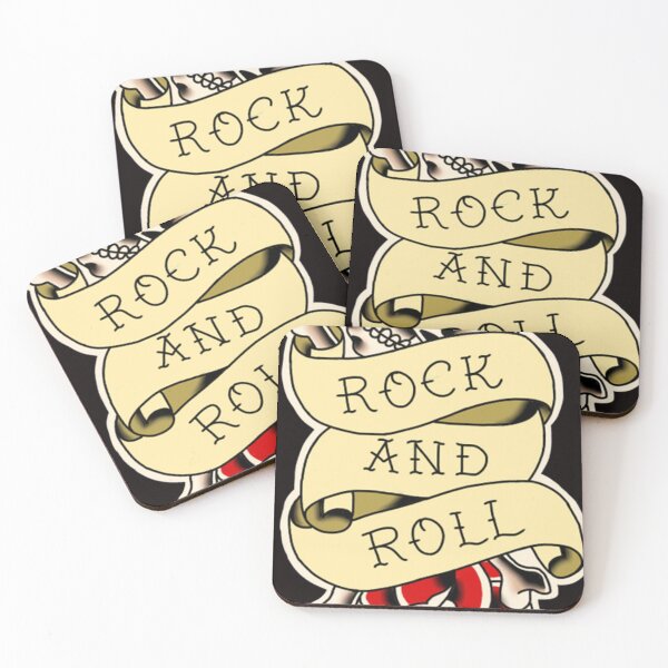 Item preview, rock traditional tattoo designed and sold by rafaelwolf.