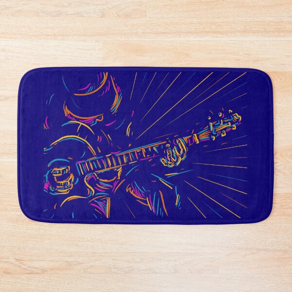 Item preview, Jazz Blues guitarist designed and sold by IcalsaidArt.