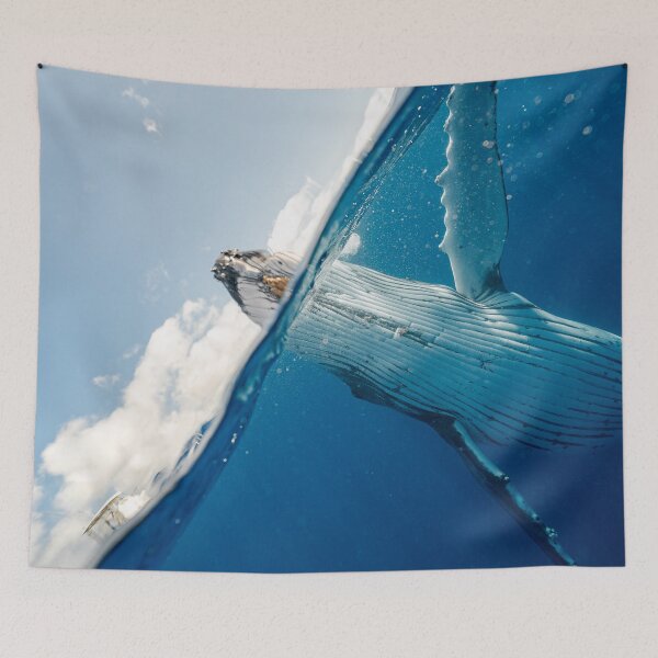 Item preview, bluewhale peeking from the water designed and sold by ImRotem.