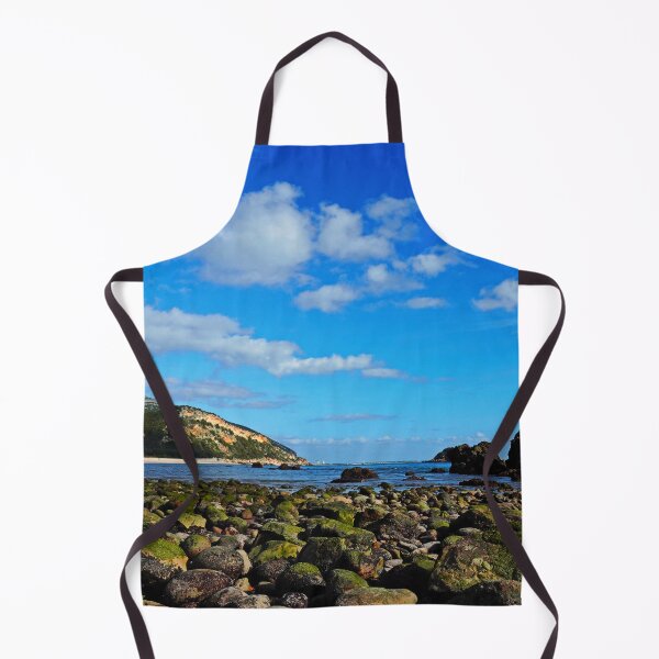 Item preview, Green pebbles and blue ocean and Sky designed and sold by Schuva.