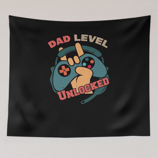 Item preview, Dad Level Unlocked, Gaming Shirt, New Dad, Baby Announcement, Fathers Day Gift, Daddy to Be, Video Game Shirt, First Time Dad, Baby Shower designed and sold by thiag-o.