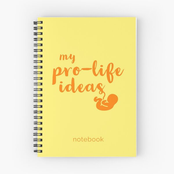 Item preview, Plan your prolife activism: My pro-life ideas notebook designed and sold by Jerneja.