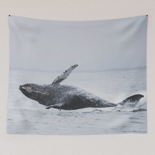 Item preview, bluewhale peeking from the water at the ocean designed and sold by ImRotem.