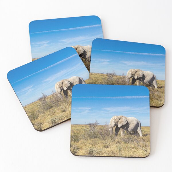 Item preview, Lonely Elephant in Etosha National Park, Namibia designed and sold by holgermader.