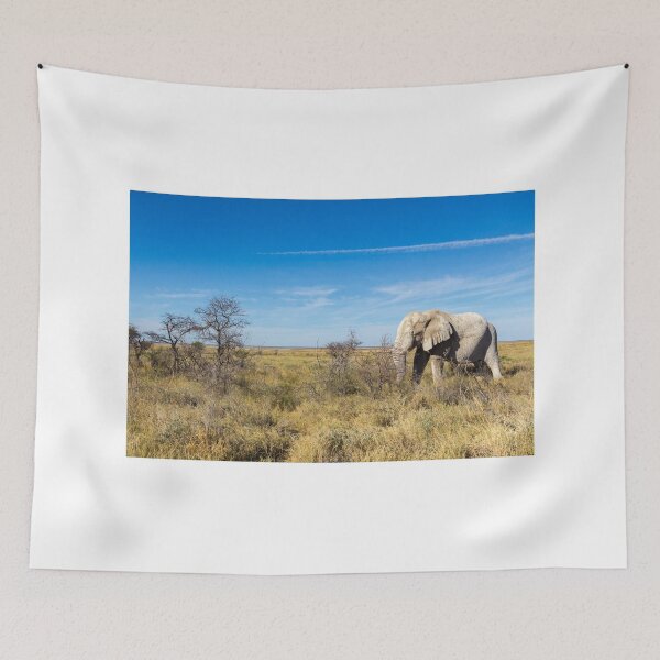 Item preview, Lonely Elephant in Etosha National Park, Namibia designed and sold by holgermader.