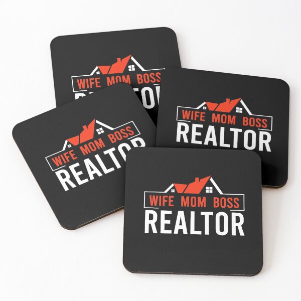 Item preview, Womens Wife Mom Boss Realtor Broker Funny Real Estate Agent designed and sold by wackodesign.