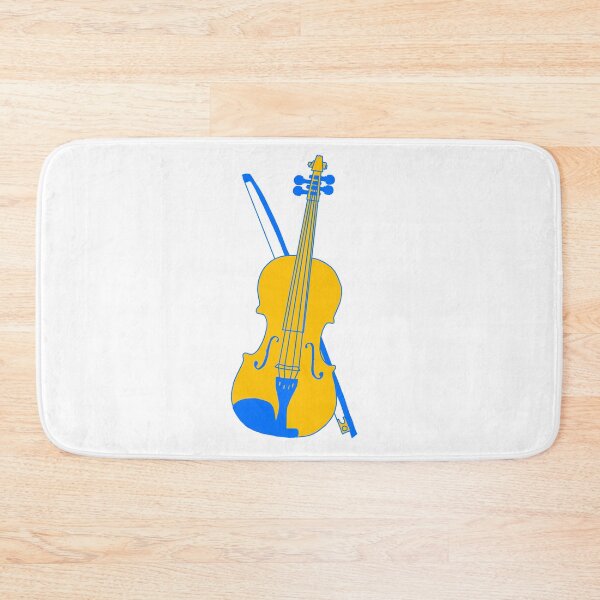 Item preview, Blue and Gold Violin designed and sold by Rocket-To-Pluto.