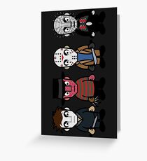 Horror Movie - Serial Killers - Cloud Nine Greeting Card