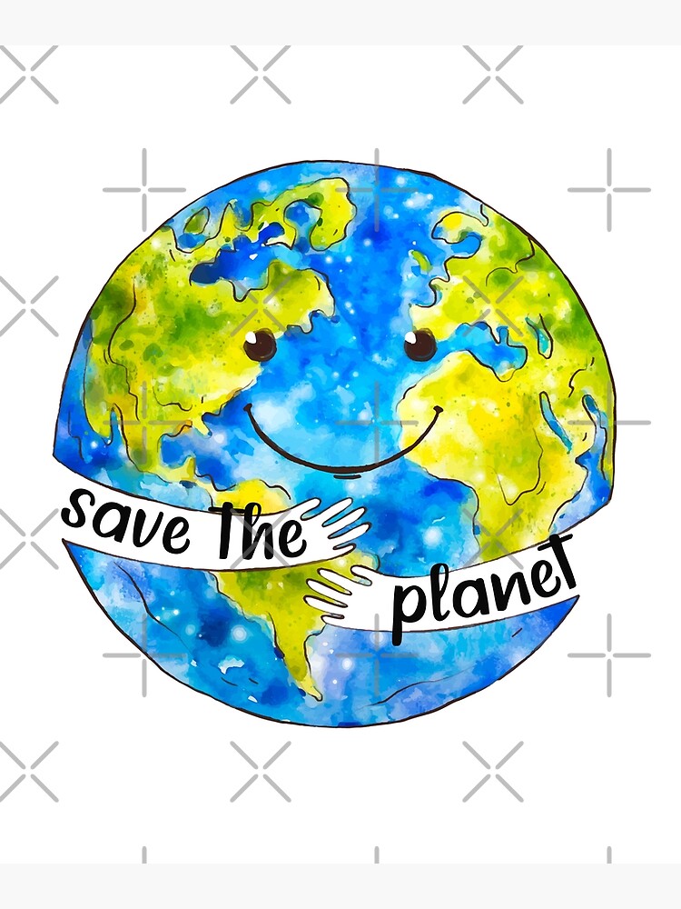 Premium Vector | Save the planet concept | Save planet earth, Save earth  posters, Earth poster