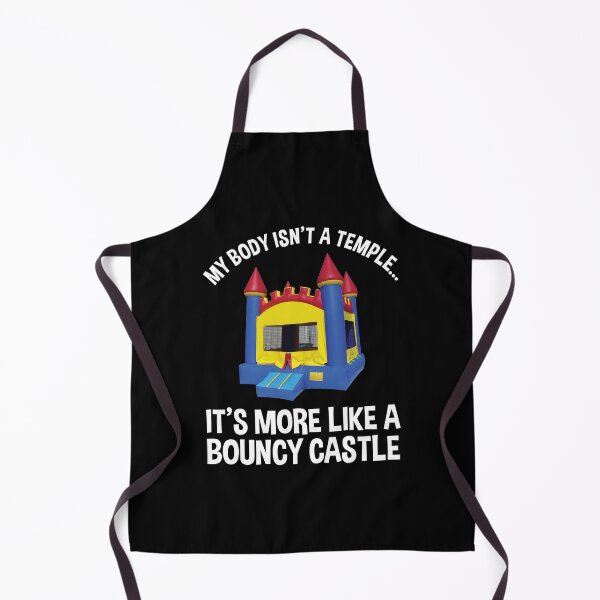 Item preview, My Body Isn't A Temple It's More Like A Bouncy Castle designed and sold by Cat Lady Designs.
