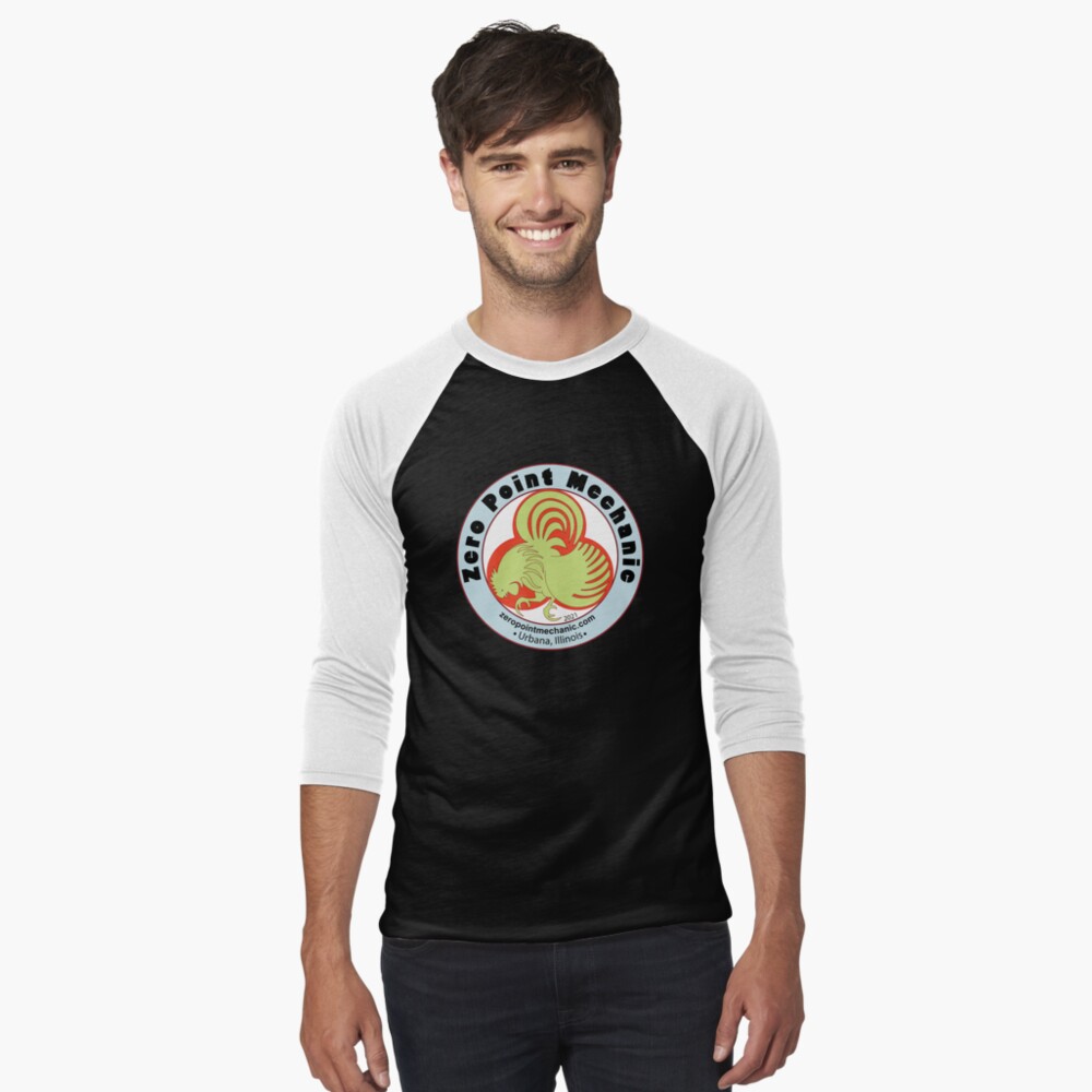 Item preview, Baseball ¾ Sleeve T-Shirt designed and sold by ZeroPointMech.