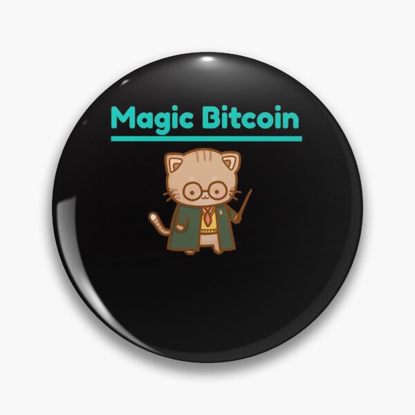 Item preview, Cute bitcoin cat with magic wand, school clothes designed and sold by GLwithUs.