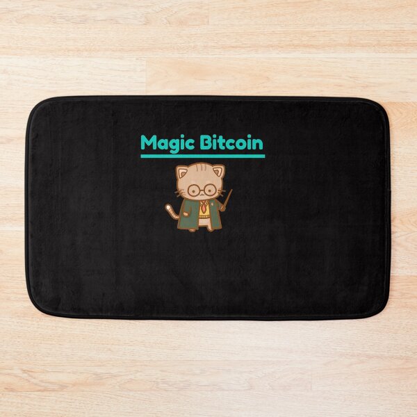Item preview, Cute bitcoin cat with magic wand, school clothes designed and sold by GLwithUs.