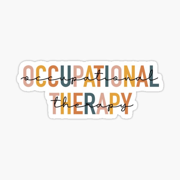 BulbaCraft 100pcs Occupational Therapy Stickers - OT Stickers for Kids & Adults, Occupational Therapy Gifts for Women and Men, Occupational Therapy