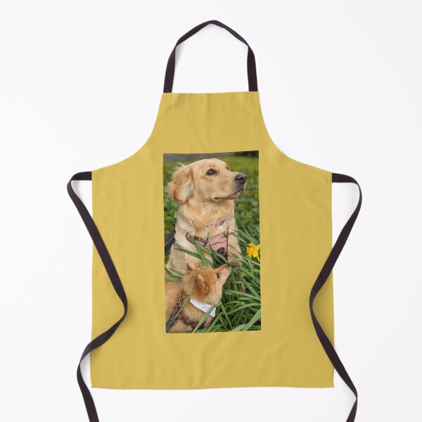Item preview, Golden retriever Bella & pom puppy Kai designed and sold by Fluffycat2020.