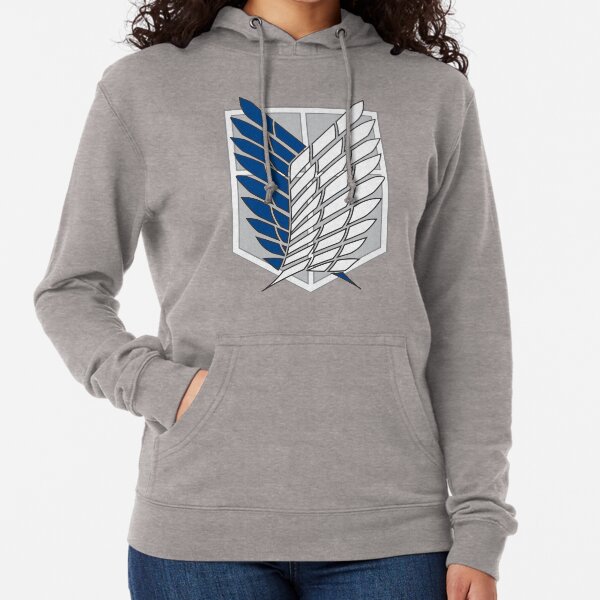 Attack on titan - Shingeki no kyojin - 進撃の巨人 Lightweight Hoodie