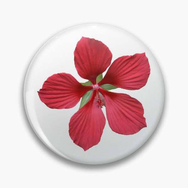 Item preview, Red Single Hibiscus on White designed and sold by STHogan.