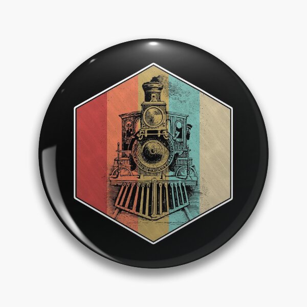 Item preview, Vintage Train Steam Engine Locomotive Retro Trainspotting designed and sold by MintedFresh.
