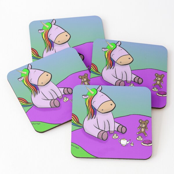 Item preview, Unicorn Tea Party designed and sold by Fretful-Artist.