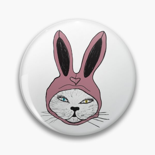 Item preview, Bunny Rabbit with Pink Hearted Hoodie Design designed and sold by boopsblunt.
