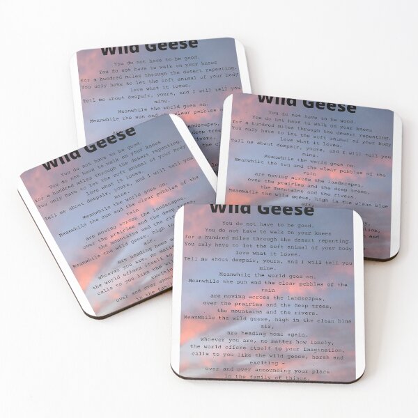 Item preview, Wild Geese Poem by Mary Oliver  designed and sold by ThoughtfulPrint.