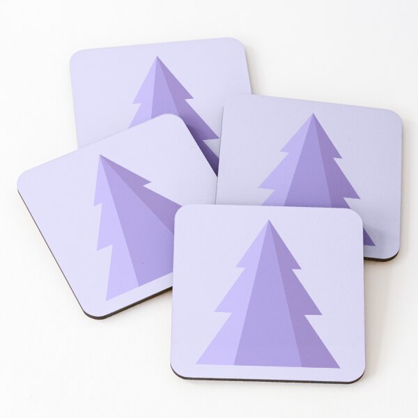 Item preview, Lilac Tricolor Pine Tree designed and sold by Susssanne.