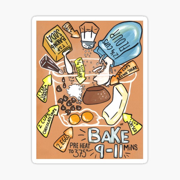 Item preview, Aunt Fran's Chocolate Chip Cookies designed and sold by Natalie Budnyk.