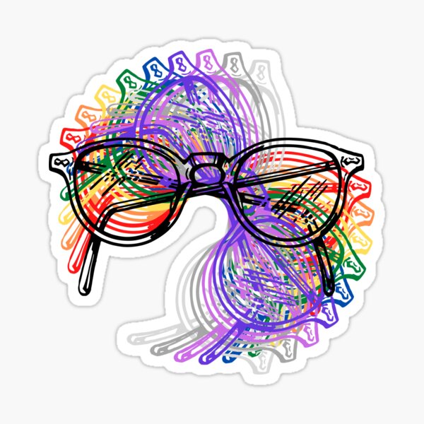 Item preview, Glasses Colorwheel designed and sold by SnarkyCatDesign.