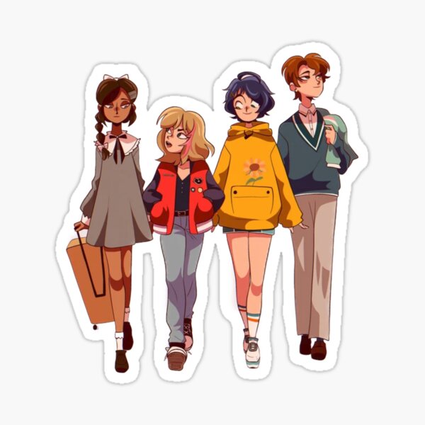 Wonder Egg Priority - All Team Design Sticker
