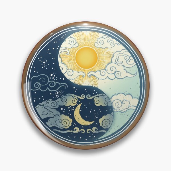 Item preview, Celestial yin-yang  designed and sold by Littlebadwren.