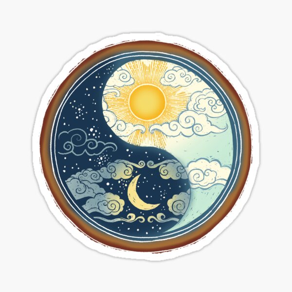 Artikel-Vorschau von Himmlisches Yin-Yang, designt und verkauft von Littlebadwren.