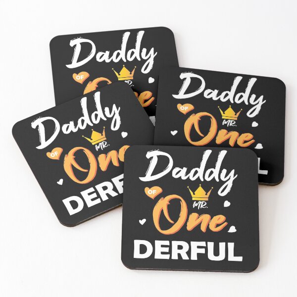 Item preview, Mens Daddy of Mr Onederful 1st Birthday First One-Derful Matching T-Shirt designed and sold by DDIN Design.