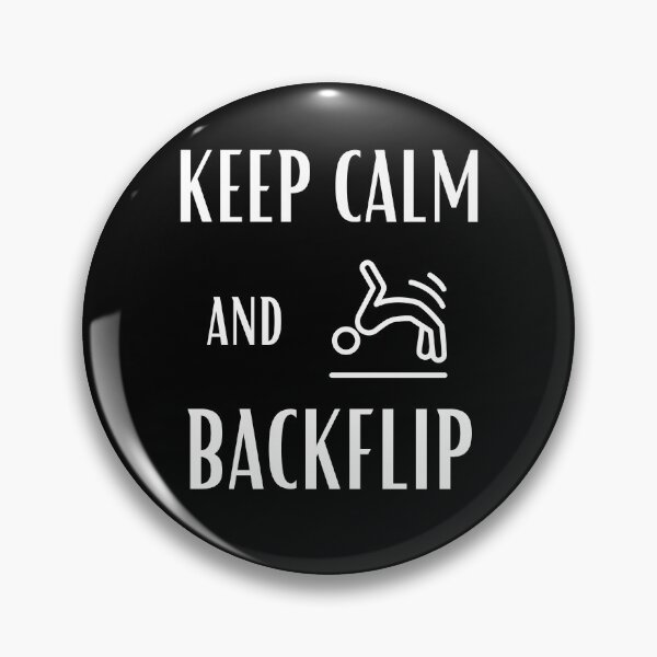Item preview, Keep Calm And Backflip Gymnast Trapeze Acrobat  designed and sold by daguilon.