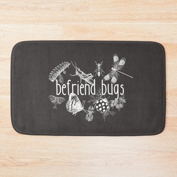 Item preview, Befriend Bugs Drawing White On Dark Design designed and sold by EarthArtDesigns.