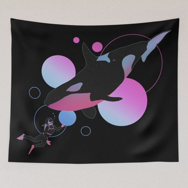 Item preview, Space diver and star orca. designed and sold by Wargaspar.