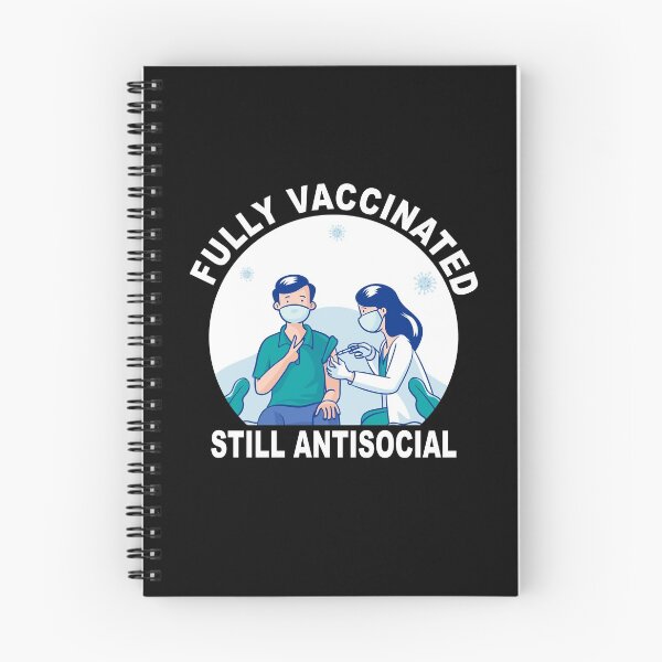 Item preview, Funny Fully Vaccinated Still Antisocial Vaccine Immunization designed and sold by ZimbomDesigner.