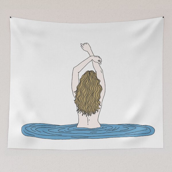 Item preview, Woman Swimming (pale,blonde) designed and sold by statonka.