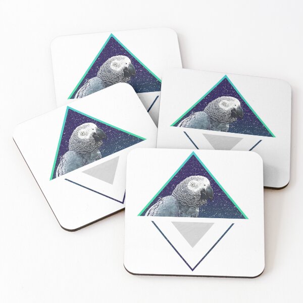 Item preview, Space African Grey Parrot White designed and sold by Alienphysique.