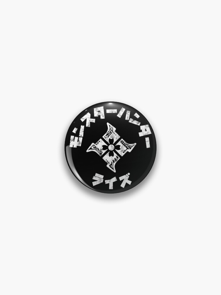 Monster Hunter Rise Diablos Kanji Icon Pin for Sale by Stebop Designs