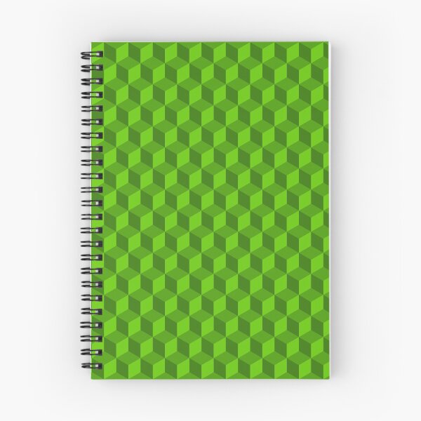 Item preview, Shades of Green Cube Geometric Pattern designed and sold by Achily.