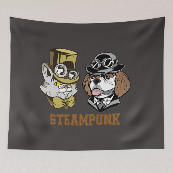 Item preview, Steampunk Couple  Cat and dog designed and sold by ajtechdesigns.