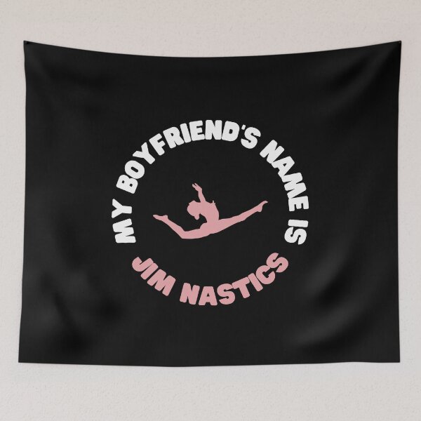 Item preview, My Boyfriend is Gymnastics Backflips Acrobat Trapeze  designed and sold by daguilon.
