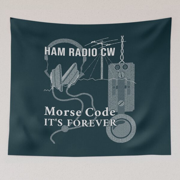 Item preview, HAM Radio CW Morse Code It's Forever (var 2-2) designed and sold by tuzlay.