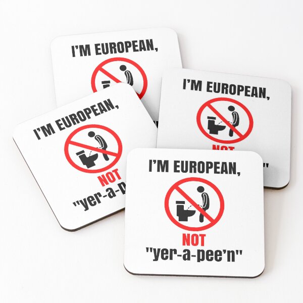 Item preview, European Travel Gag, Toilet Humor designed and sold by Maria Garcia.