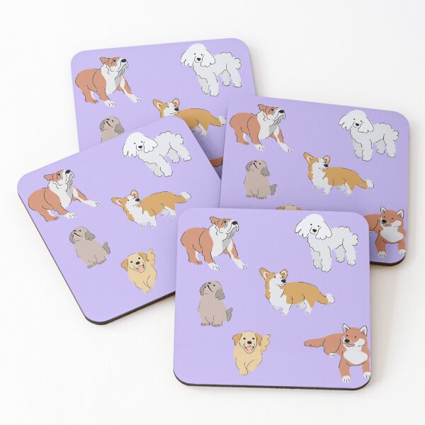 Item preview, Dogs (purple) designed and sold by Sarahgranchelli.